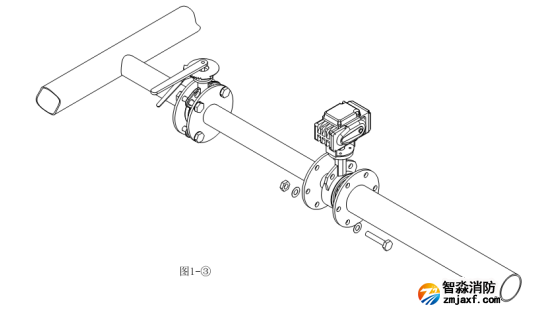 PSKD20電控消防水炮系統(tǒng)安裝圖